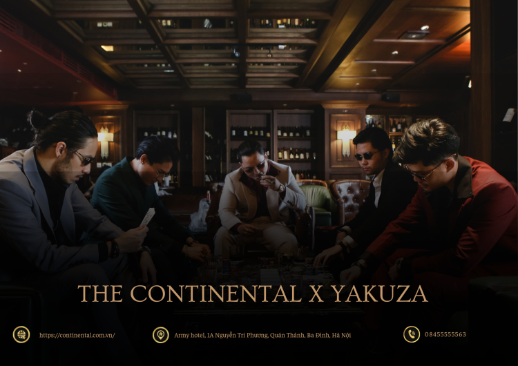 Sự Kết Hợp Độc Đáo Tại The Continental: Sự Hòa Quyện Giữa Phong Cách Yakuza và Sự Sang Trọng.